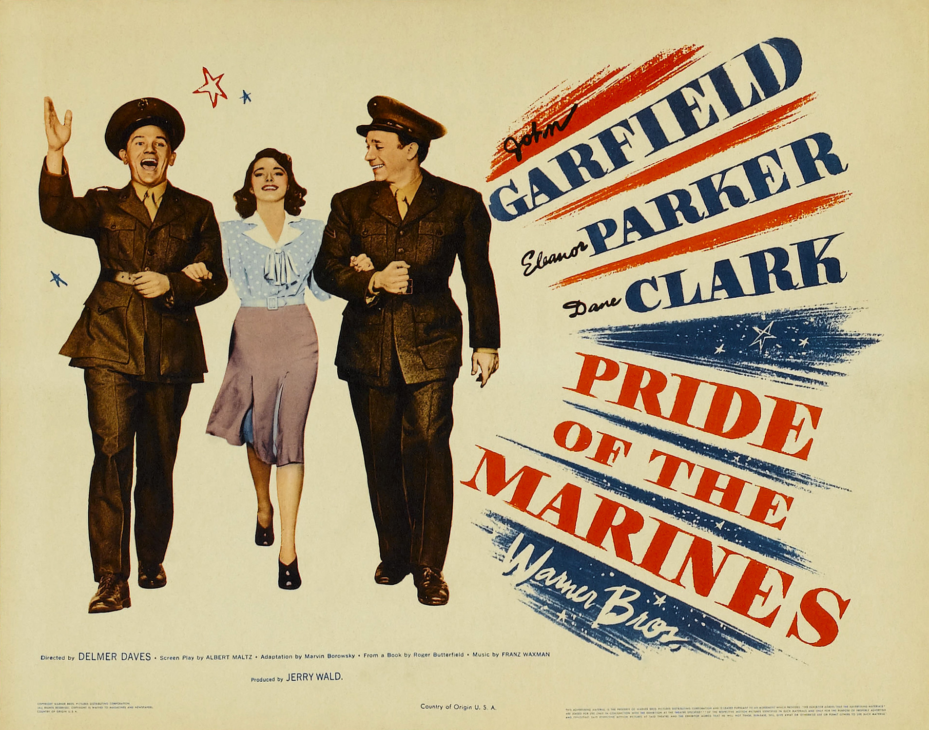 Image result for PRIDE OF THE MARINES 1946 movie