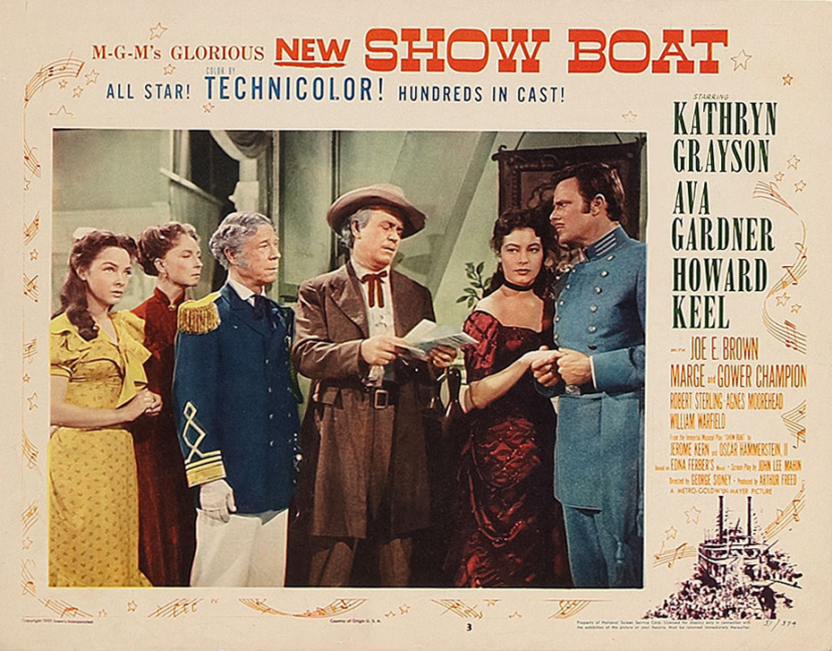 Image result for images of 1951 movie show boat