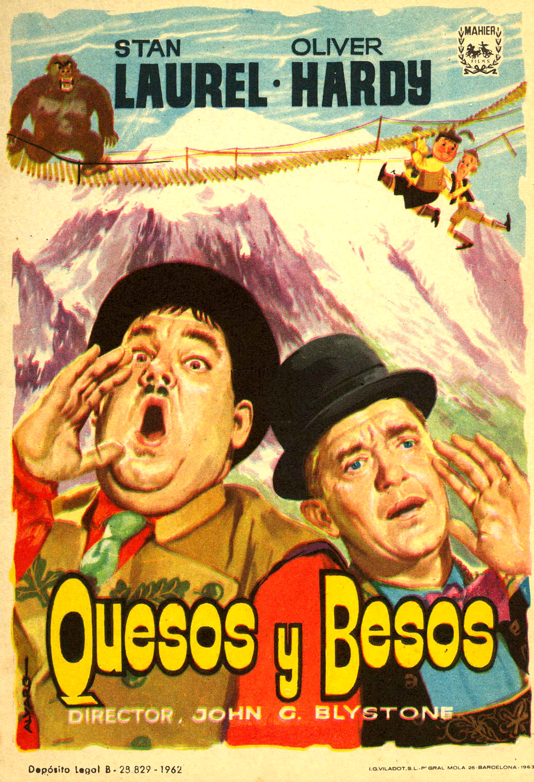 Laurel & Hardy - Quesos y Besos | 1938 | DUAL | MEGA