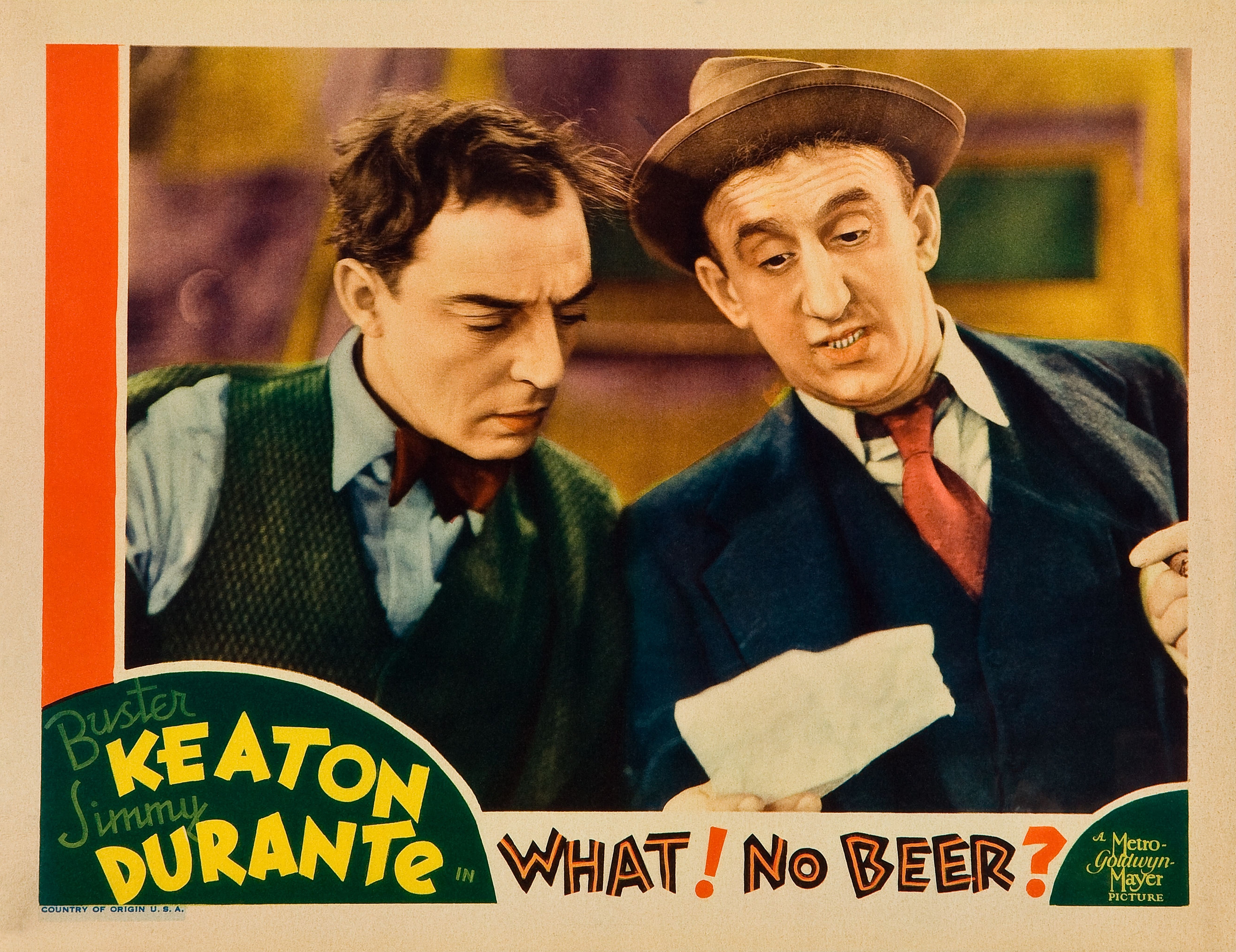 Buster Keaton & Jimmy Durante - Queremos Cerveza | 1933