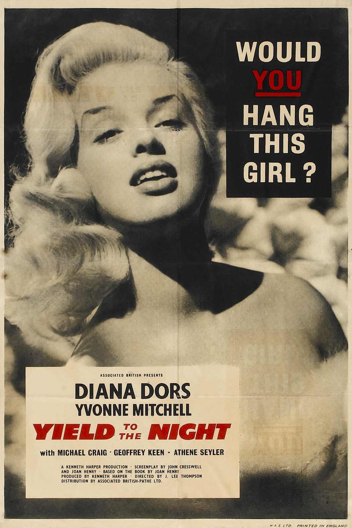 Yield To The Night (1956) Diana Dors