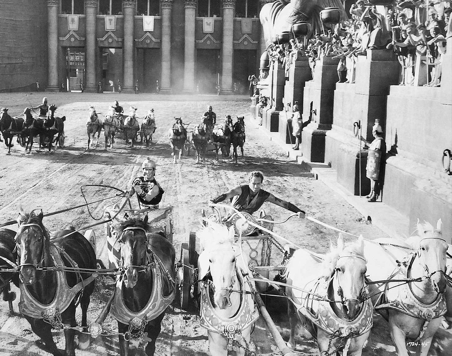 Great Old Hollywood Moments: The Chariot Race in Ben-Hur