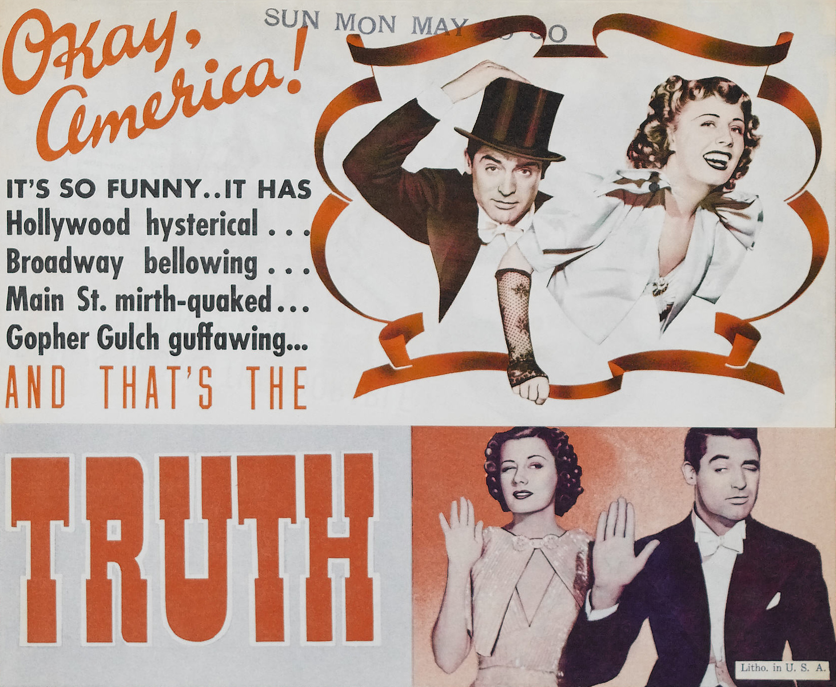  The Awful Truth : Irene Dunne, Cary Grant, Ralph Bellamy,  Alexander D'Arcy, Cecil Cunningham, Molly Lamont, Esther Dale, Joyce  Compton, Robert Allen, Robert Warwick, Mary Forbes, Claud Allister, Joseph  Walker, Leo