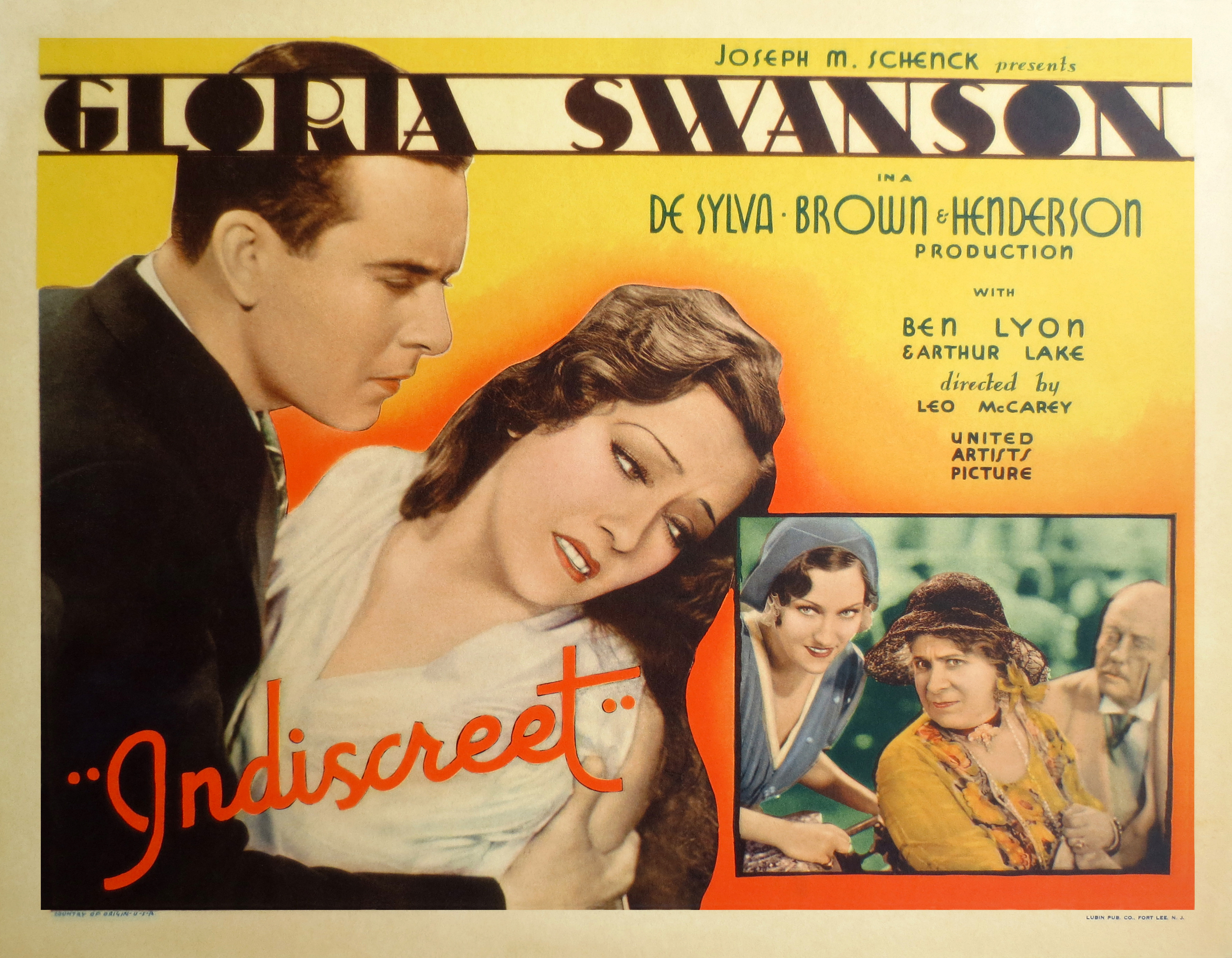 Indiscreet (1931) .