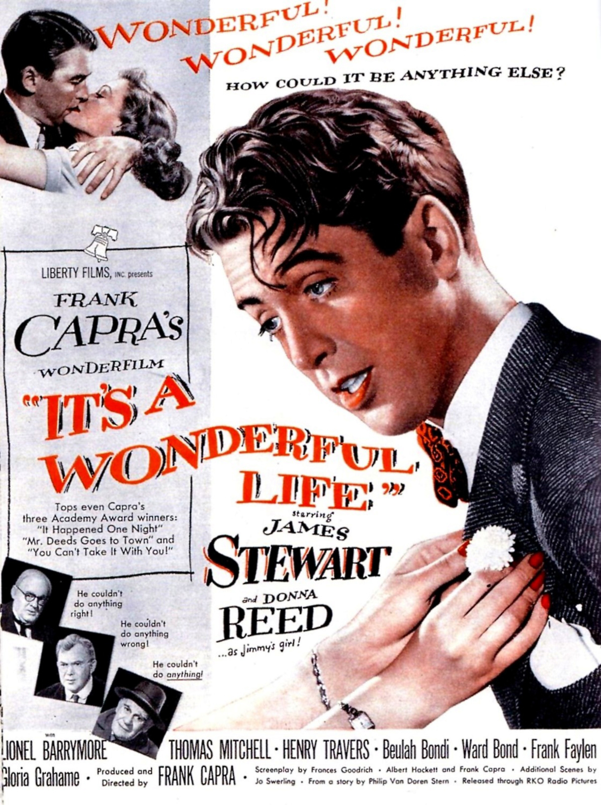 Jimmy Stewart and Thomas Mitchell in “It's a Wonderful Life” (1946