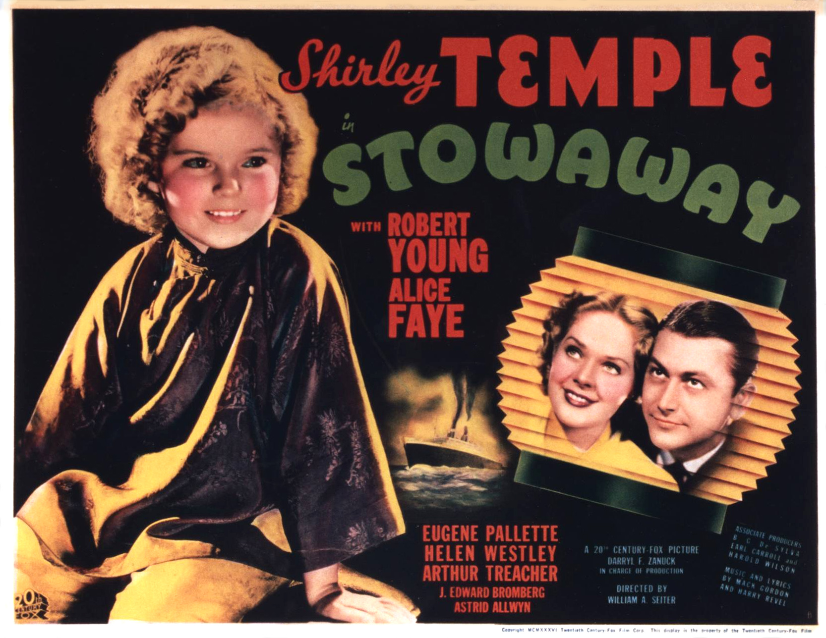 Classic Old Movie : Stowaway 1936